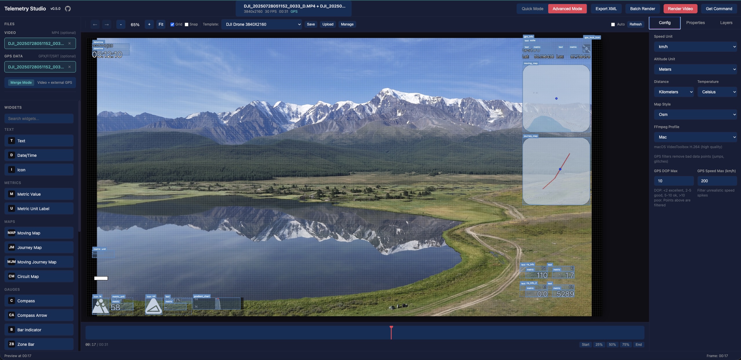 GPStitch - DJI Drone Support